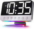 Odokee Digital Alarm Clocks for Bedrooms: Large Bold Number 5 Brightness Dimmer by Odokee
