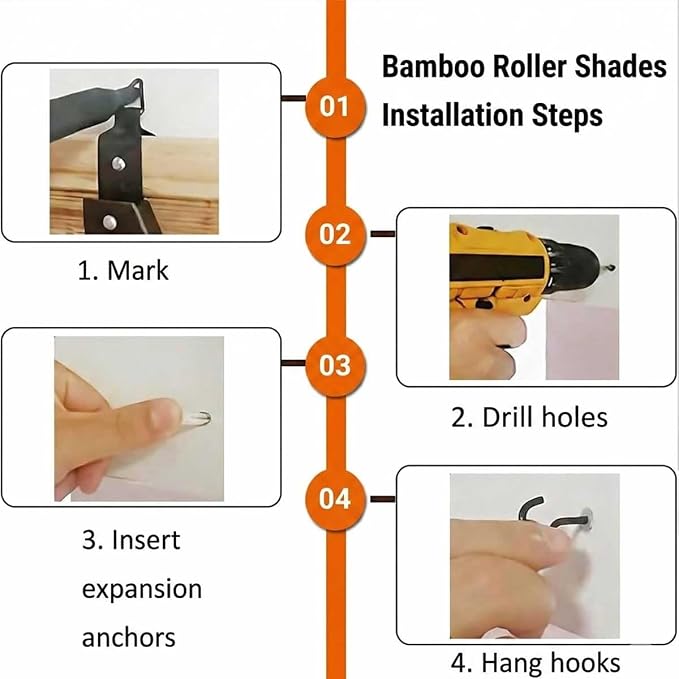 Bamboo Roller Shades for Outdoor Patio - Image 7