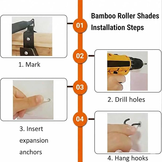 Bamboo Roller Shades for Outdoor Patio - Image 7