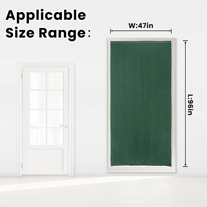 Blackout Curtains for Bedroom Sticky Curtain Blackout Window Cover Self - Image 7
