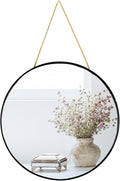 YCHMIR Small Round Wall Mirror, Bathroom Mirror by YCHMIR