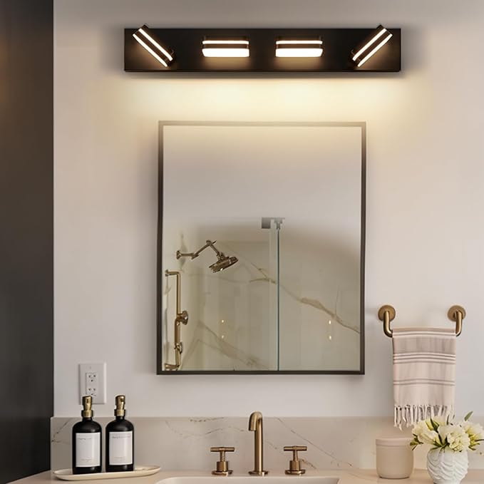 Torondo 360° Rotate LED Bathroom Vanity Light Fixtures, 1600LM Acrylic Matte - Image 8