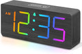 DreamSky Wooden Digital Clock for Bedroom Desk by DreamSky