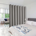NICETOWN Silver Grey Room Separating Divider, Room Divider Curtain Screen by NICETOWN