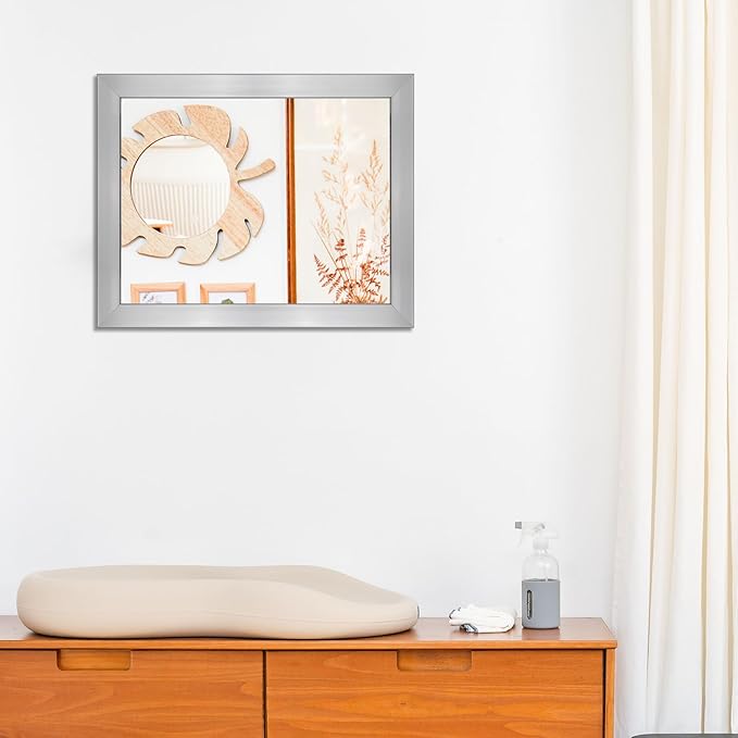 Ruomeng Rectangular Wall Mirror 16" x 20" - Image 4