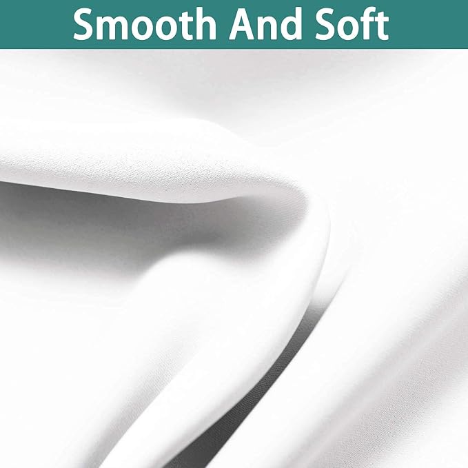 Yakamok Full Blackout Curtains 84 Inches Long, 2 Thick Layers Grommet Top - Image 7