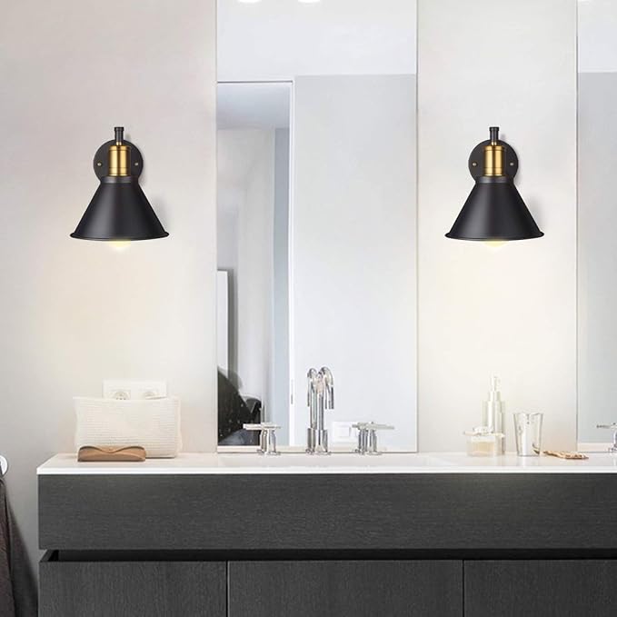 Wall Lamps, Swing Arm Wall Lamp Wall Sconce 2-Pack Plug in Cord - Image 5