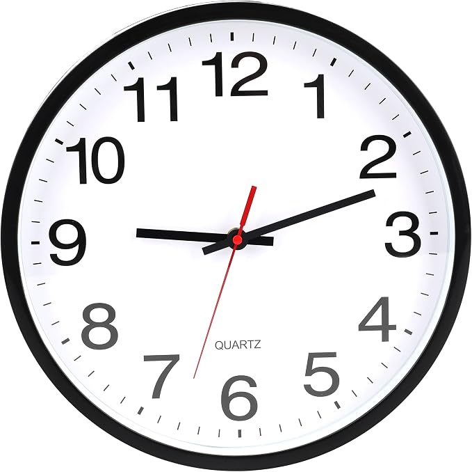 OceeK 12 Inch Wall Clock, Modern Wall Clocks Battery Operated, Silent by OceeK