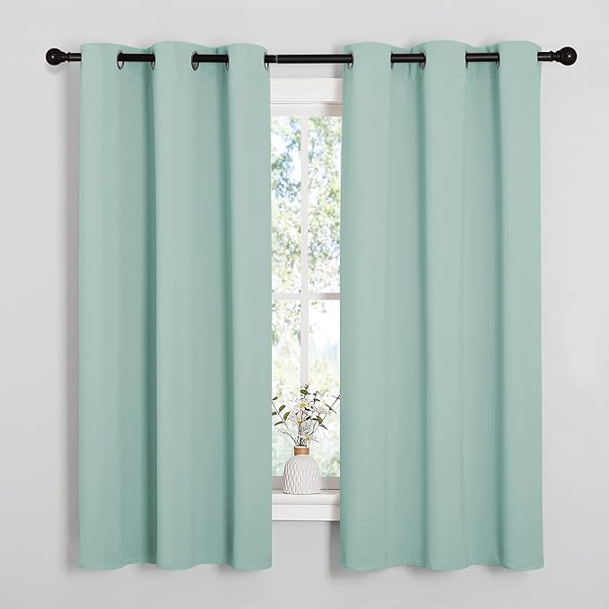 NICETOWN Aqua Blue Room Darkening Curtains by NICETOWN