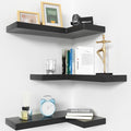 NATURE'S SOURCE Corner Floating Shelves by NATURESSOURCE