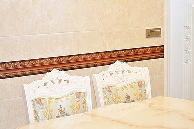 3D Wood Grain Self Adhesive Peel and Stick Waterproof Wall Border Easy to Apply - Image 5