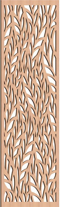 25 3/8"W x 64 3/8"H x 1/4"T Ortonville Decorative Fretwork Wood Wall Panels by EkenaMillwork