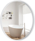 WallBeyond Round Wood Mirror 24 inch Circle Wall Mirror by WallBeyond