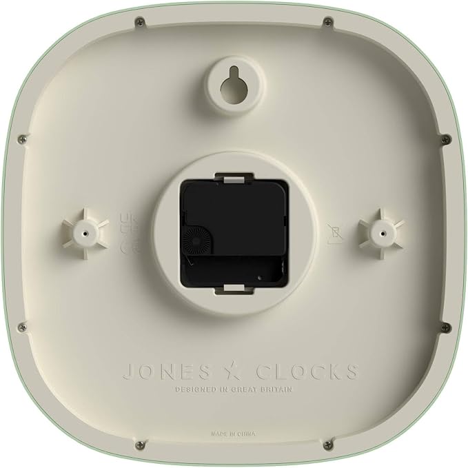 JONES CLOCKS® Sprite wall Clock | Modern Retro Rounded Square Clock | 10 inch | - Image 7