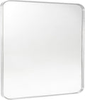 Silver Metal Framed Bathroom Mirror by Minuover