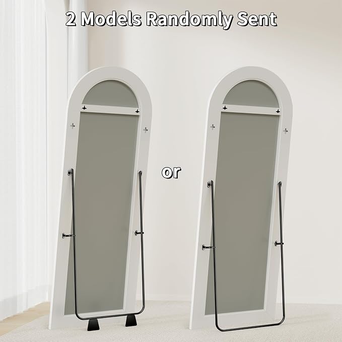 Koonmi LED Arched Full Length Mirror, Lighted Floor Mirrors - Image 9