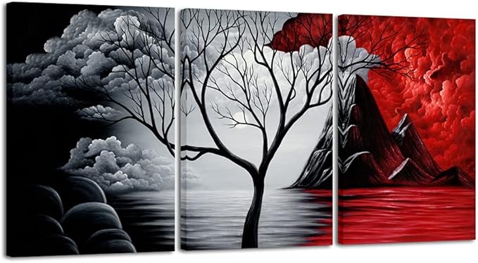 Wieco Art Canvas Wall Art Abstract Pictures by WiecoArt