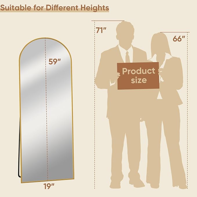Full Length Mirror, Tall Mirrors Body Floor Mirror - Image 8