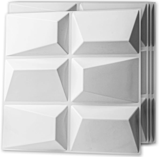 Art3d Decorative 3D Wall Panel, 32 Sq.FT PVC Interior Wall Decor by Art3d