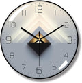 Ergocar Wall Clock, Art Deco Wall Clock, Non-Ticking Silent Modern Metal Wall by Ergocar