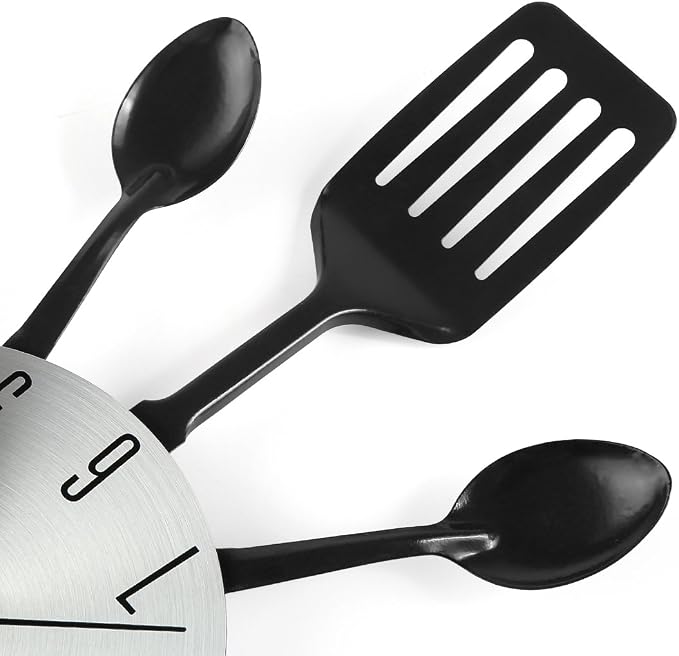 16 Inch Cutlery Kitchen Wall Clocks - Image 4