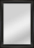 MCS 29.5x41.5 Large Wall Mirror, Classic Black Mirror, Vertical & Horizontal by MCSIndustriesInc