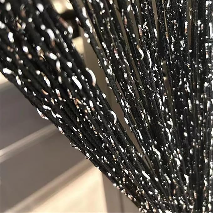 ave split Decorative Door String Curtain Wall Panel Fringe Window Panel Drapes - Image 2