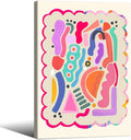 Funky Cute Kids Abstract Wall Art Trendy Bright Colorful Poster 16x24 inch by Medpol