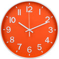 Wall Clock Modern Simple Quartz Decorative Clock Non-Ticking Silent Battery by BAKBRAND