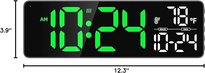 Large LED Digital Wall Clock - Image 10