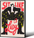 Funky Feminist Wall Art Vintage Trendy Equal Rights Canvas Poster 24x36 inch by Medpol