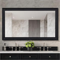 36" x 48" Rustic Wooden Framed Wall Mirror by nolsia