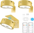 3 Pack Picture Lights for Wall, Rechargeable Battery Operated wall lights by Narotood