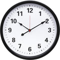 LEIKE Metal Wall Clock 14IN Black, Retro Silent Quartz Battery Operated by LEIKEWALLCLOCK