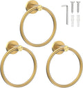 SetSail Towel Holder for Bathroom Wall Screw-in Gold Towel Ring Stainless Steel by SetSail