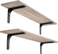 DINZI LVJ Long Wall Shelves, 39.4Inch Wall Mounted Shelves Set of 2, Extra by DINZILVJ