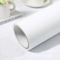 practicalWs White Contact Paper 15.7'' x 590.5'' White Peel and Stick Wallpaper by practicalWs