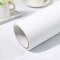 practicalWs White Contact Paper 15.7'' x 787.4'' White Peel and Stick Wallpaper by practicalWs