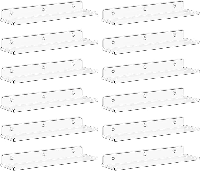Lifewit Floating Shelves for Bathroom, Acrylic Wall Organizer for Perfume by Lifewit