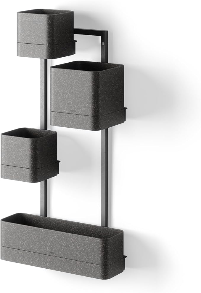 Umbra Cubiko Wall Planter with 4 Lightweight and Durable Pots - Image 7