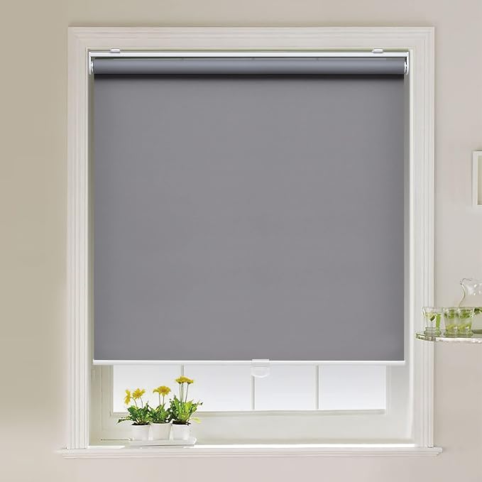 AOSKY Cordless Roller Shades Blackout Blinds - Image 2