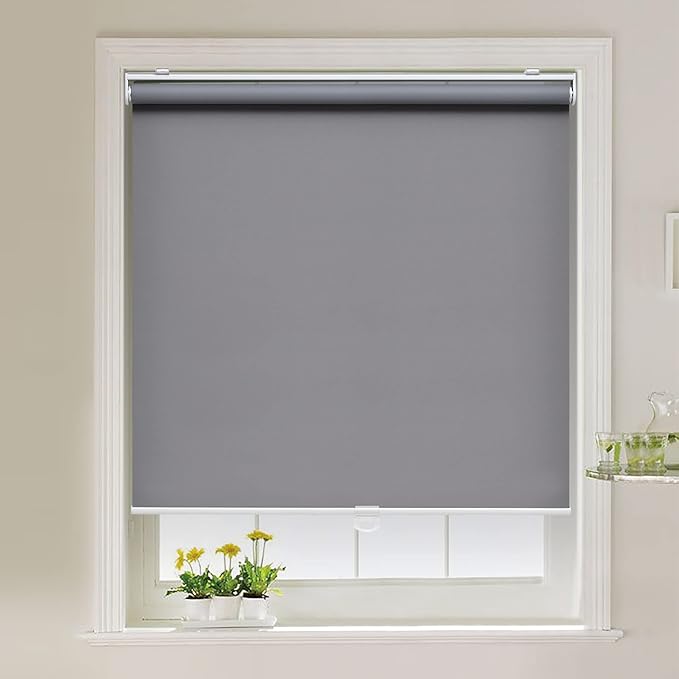 AOSKY Cordless Roller Shades Blackout Blinds - Image 2