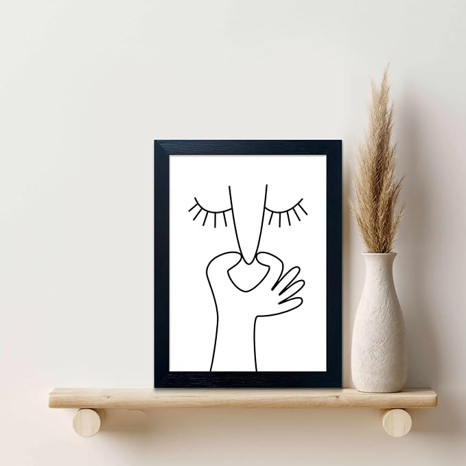 Framed Black and White Bathroom Wall Decor Funny Bathroom Wall Art Bad Smell - Image 8