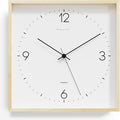 mooas Wooden Frame Flatwood Wall Clock by mooas