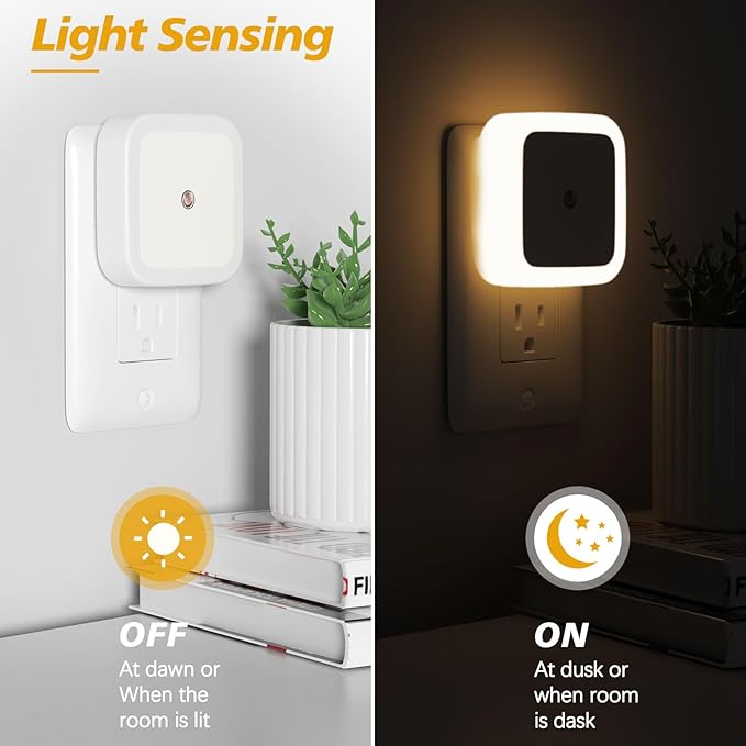 Sujeet Night Light, Night Lights Plug into Wall 4-Pack, Nightlight Plug in - Image 2