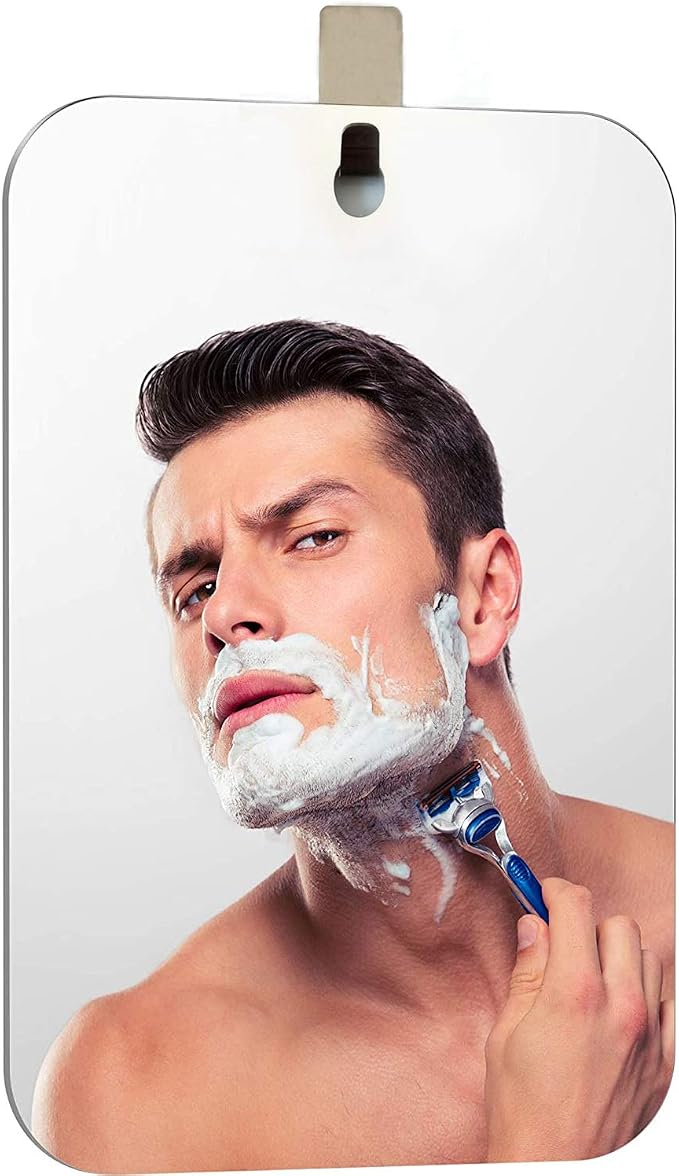 APHUIME Deluxe Large Fogless Shower Mirror, Fogless Shaving Mirror, Anit-Fog by APHUIME