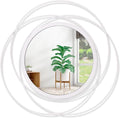 Wall Mirror Mounted Round Decorative Mirrors by HLFMVWE