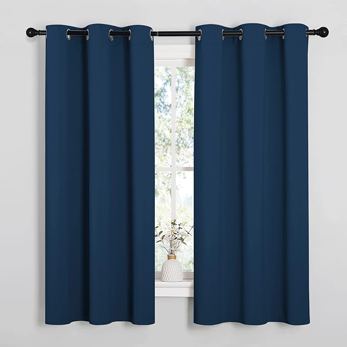 NICETOWN Bedroom Curtain Panels Blackout Draperies, Thermal Insulated Solid by NICETOWN