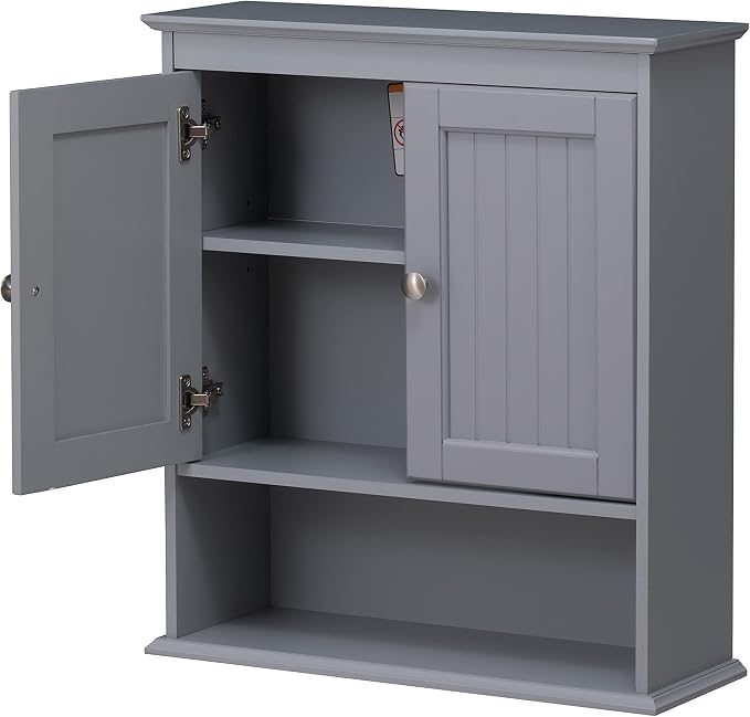 Spirich Bathroom Wall Cabinet, Wall Mounted Medicine Cabinet Organizer - Image 7