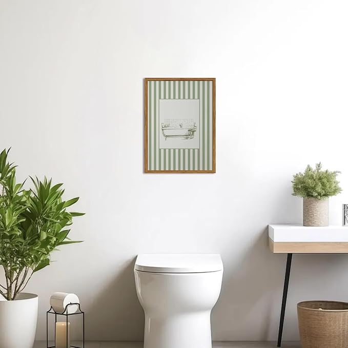 Funny Kids Bathroom Wall Art Cute Boy in Bathtub Wall Decor Picture, Eclectic - Image 6